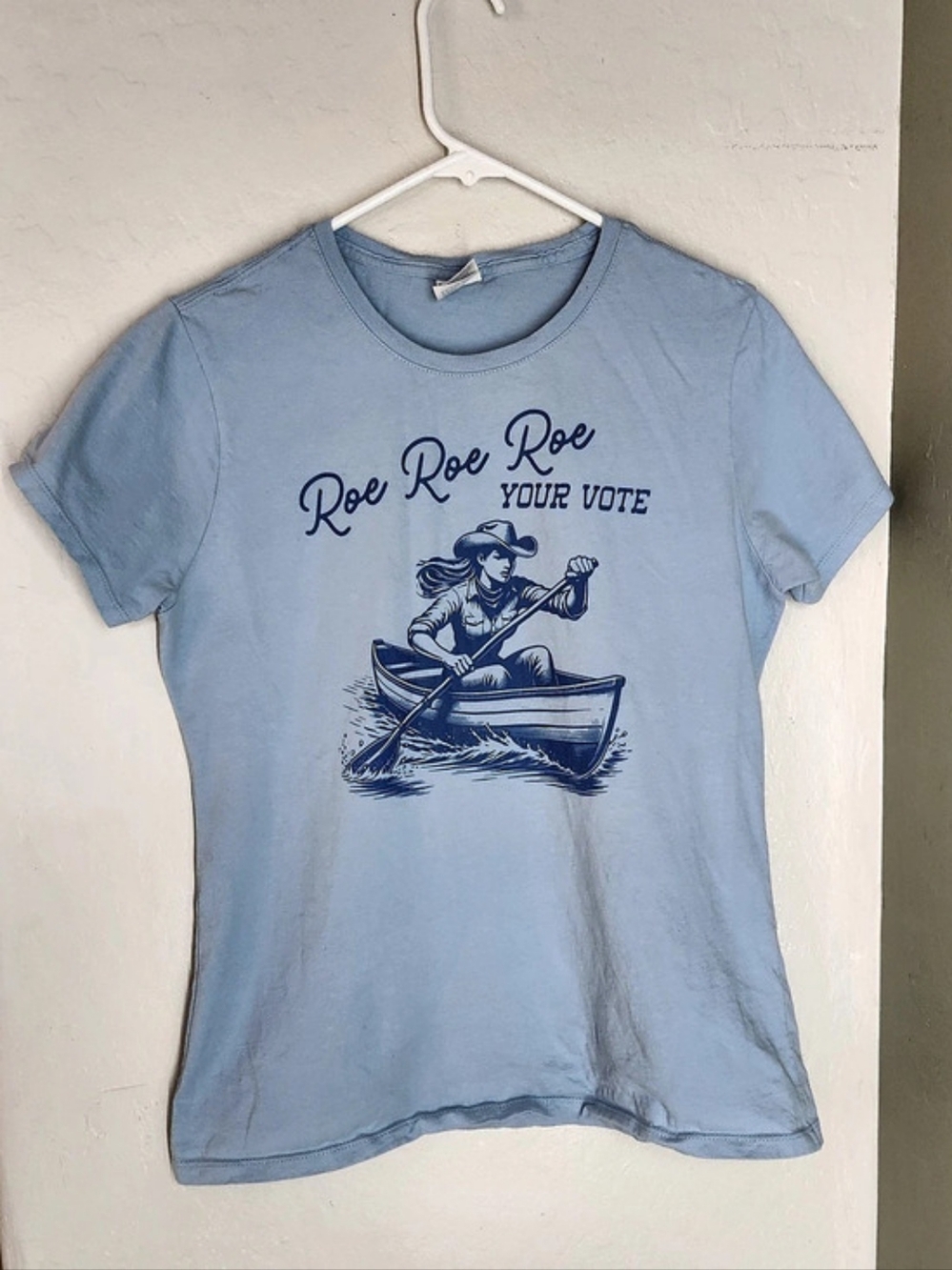 Port & Company Fan Favorite Tee Graphic Short Sleeve Blue Medium